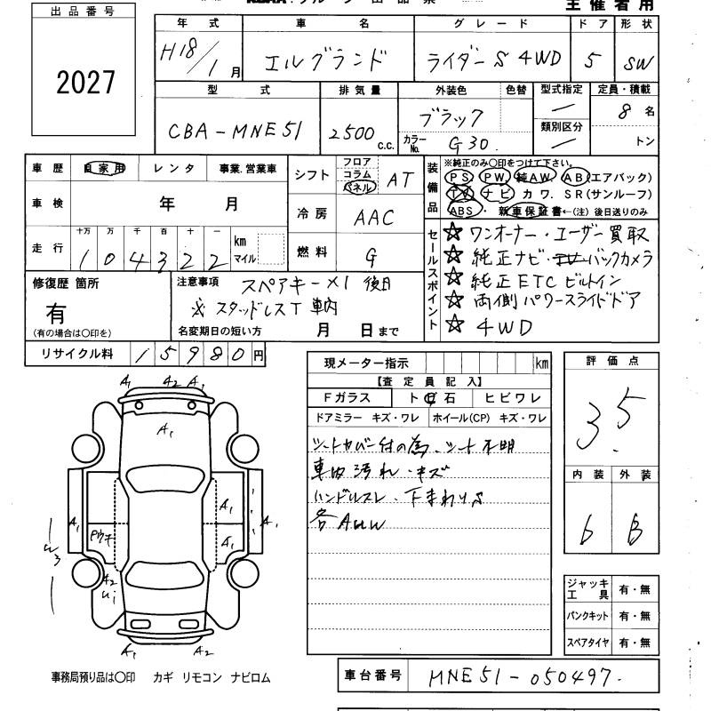 NISSAN ELGRAND