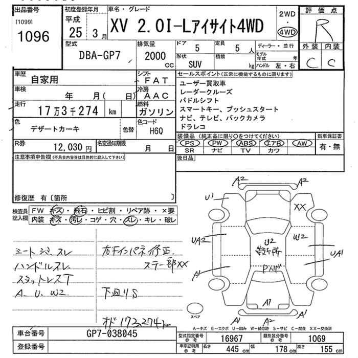 SUBARU XV