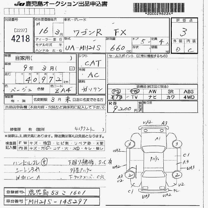 SUZUKI WAGON R