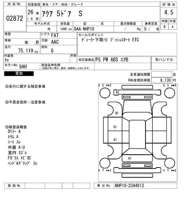 TOYOTA AQUA