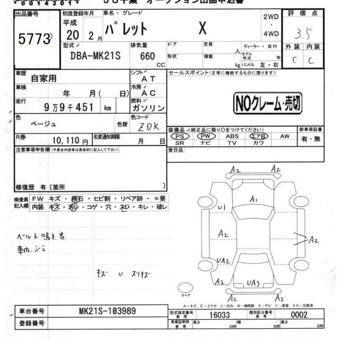 SUZUKI PALETTE