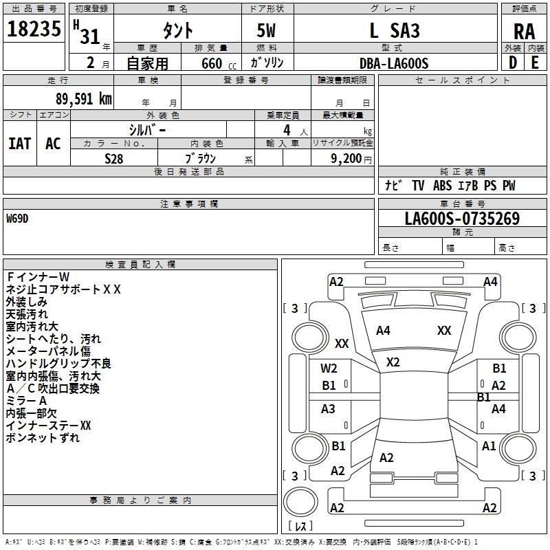 DAIHATSU TANTO