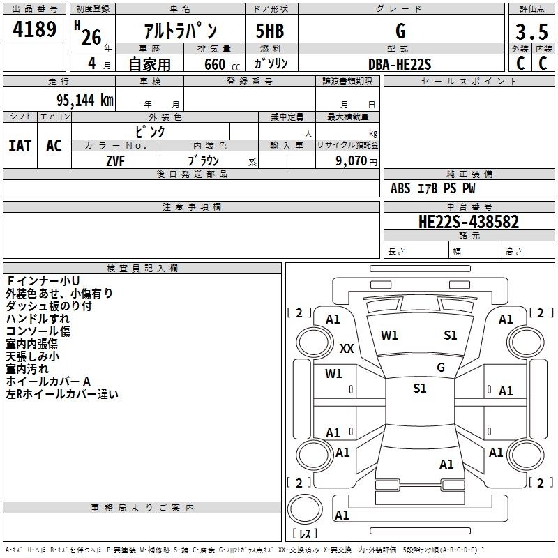 SUZUKI ALTO LAPIN