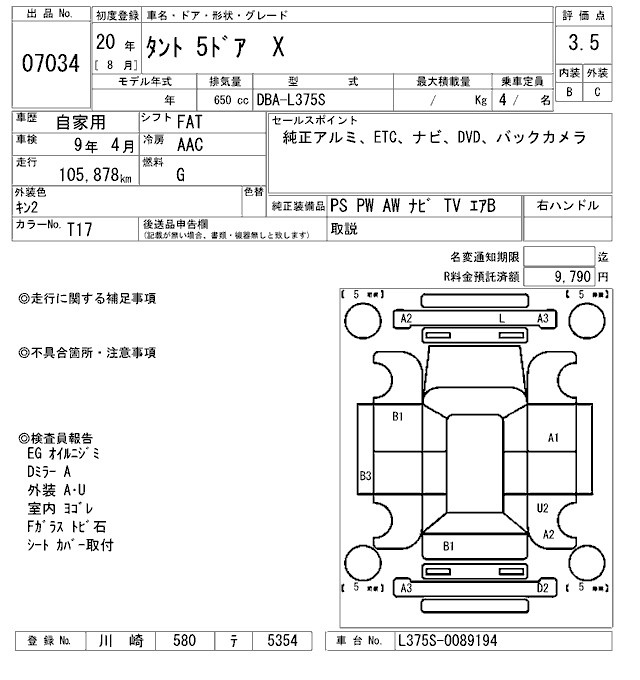DAIHATSU TANTO