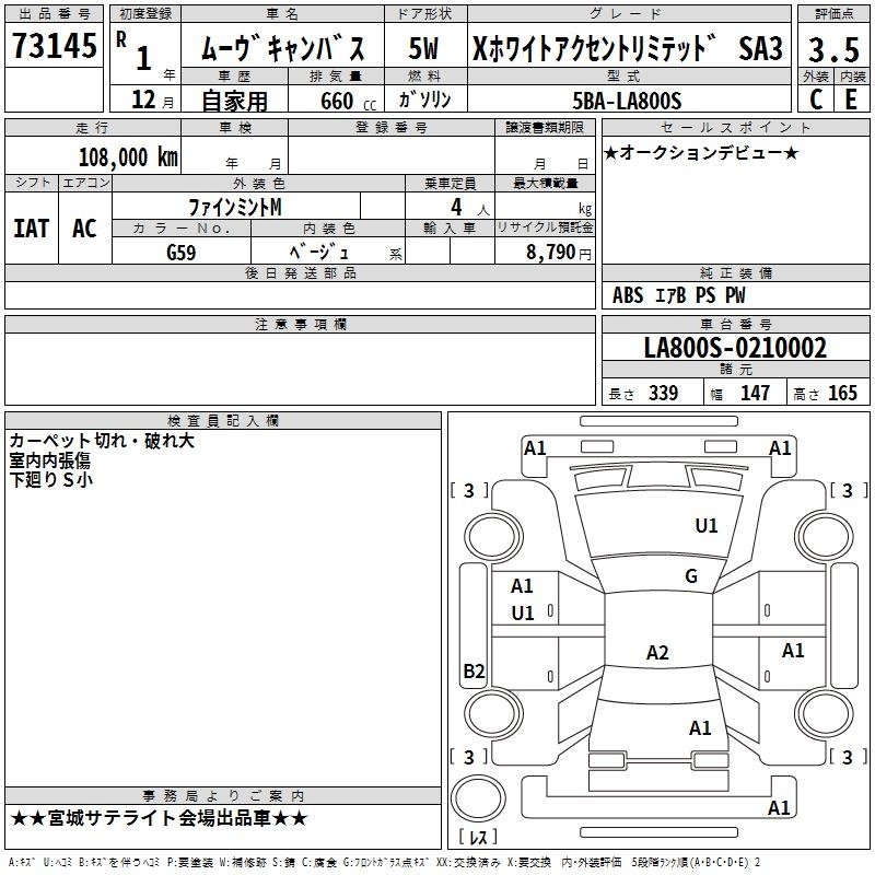 DAIHATSU MOVE CANBUS