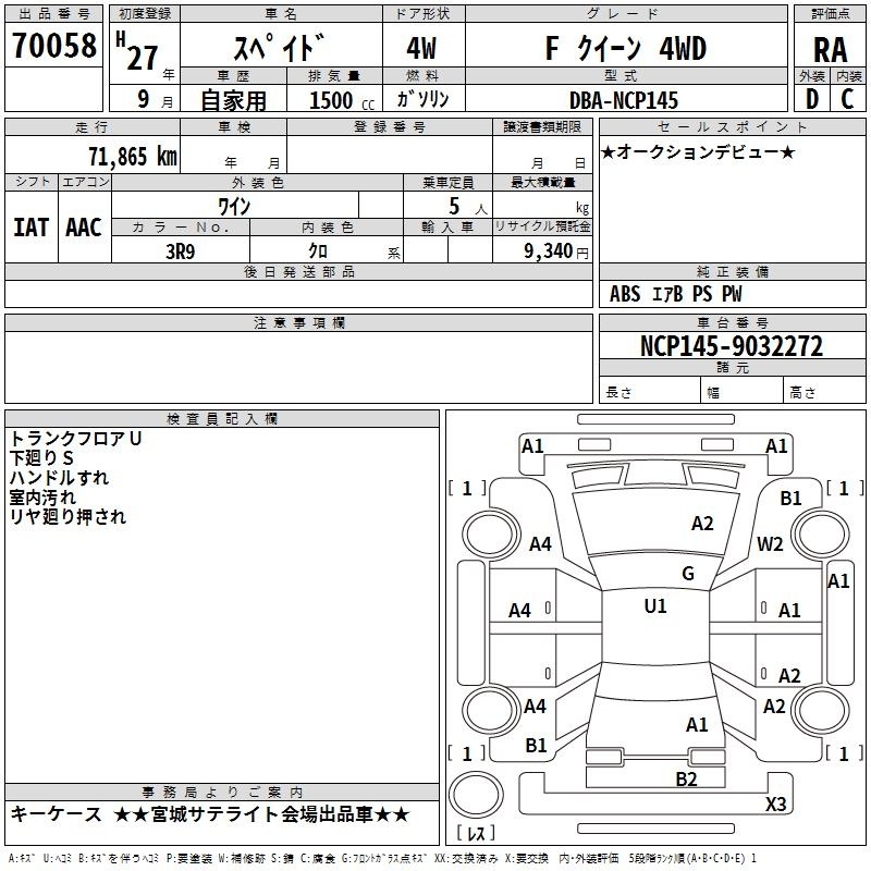 TOYOTA SPADE