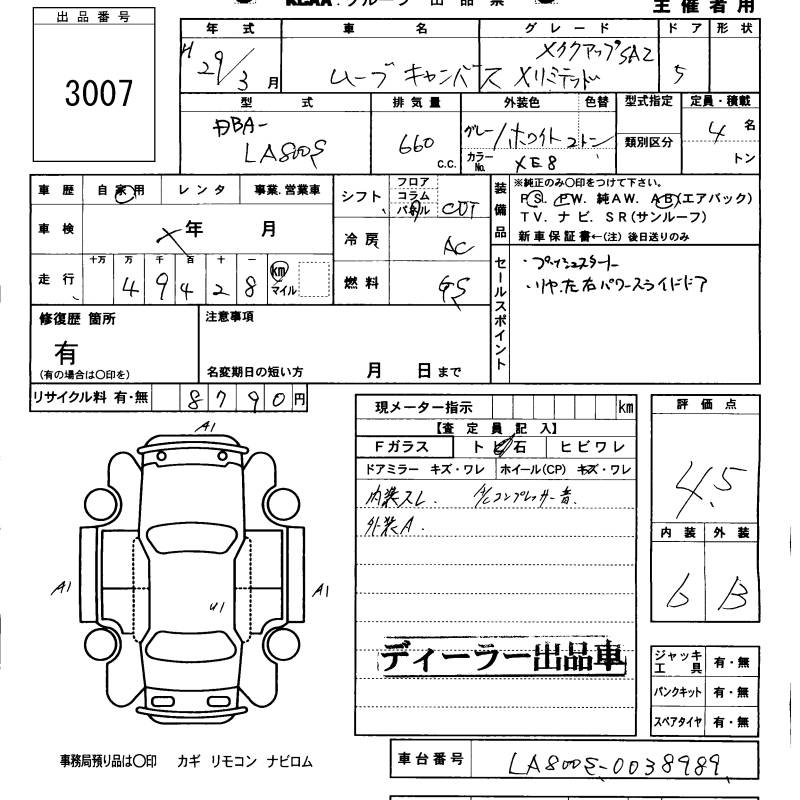 DAIHATSU MOVE CANBUS