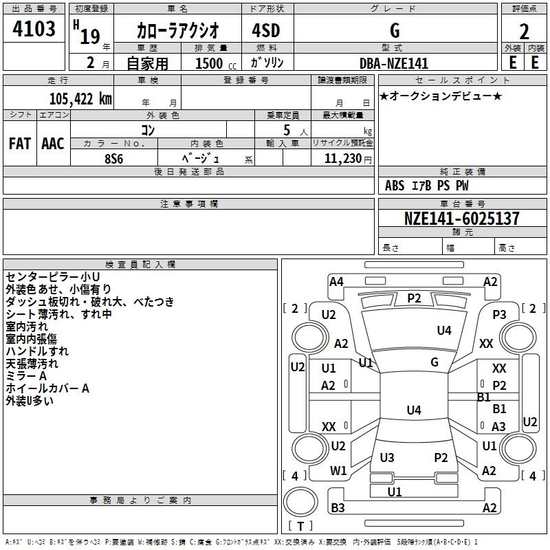 TOYOTA COROLLA AXIO