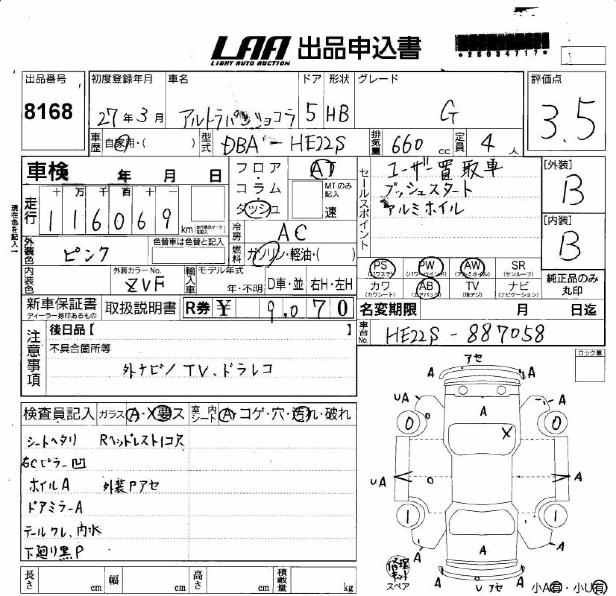 SUZUKI ALTO LAPIN
