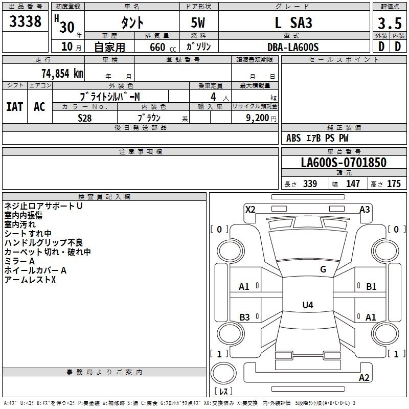DAIHATSU TANTO