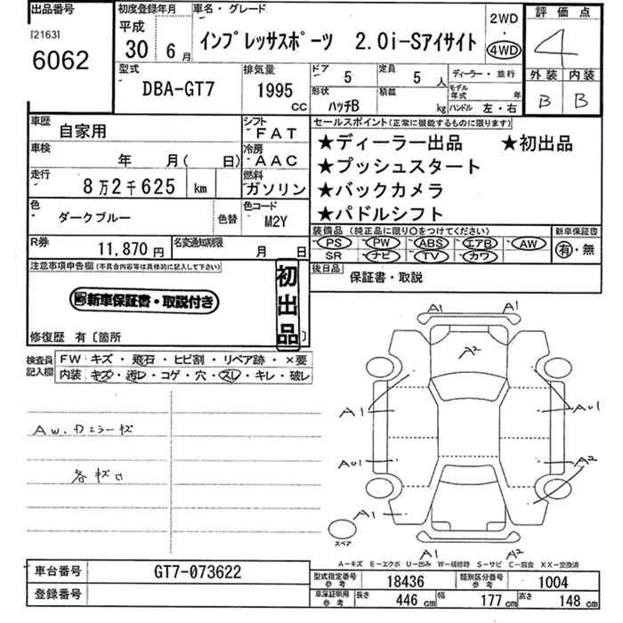 SUBARU XV