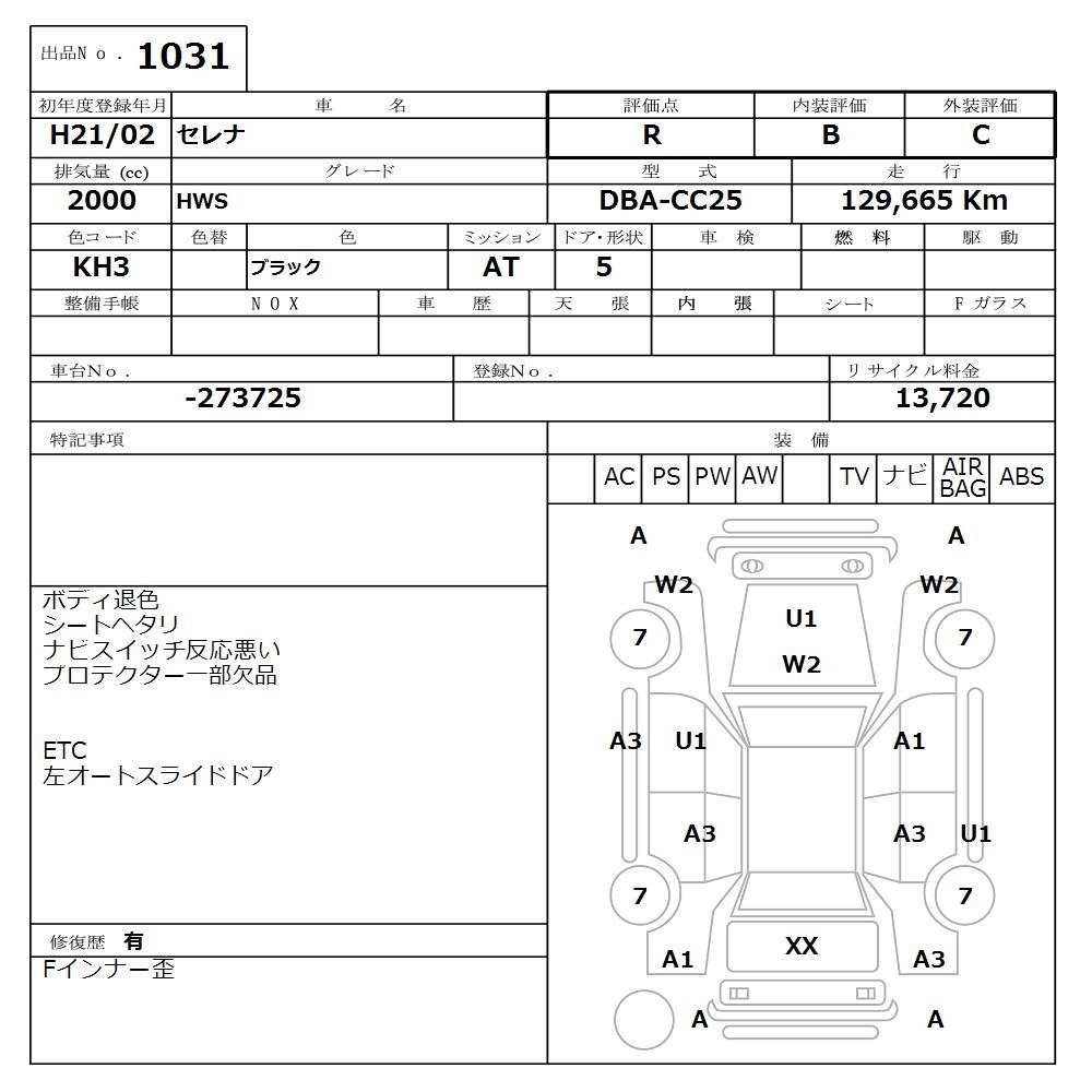NISSAN SERENA