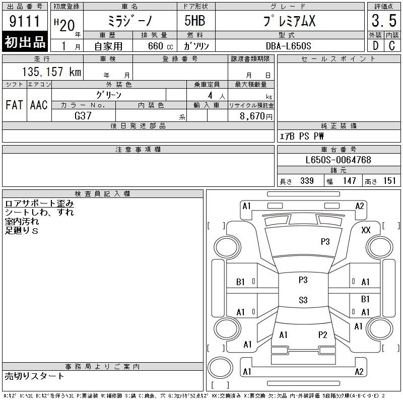 DAIHATSU MIRA GINO