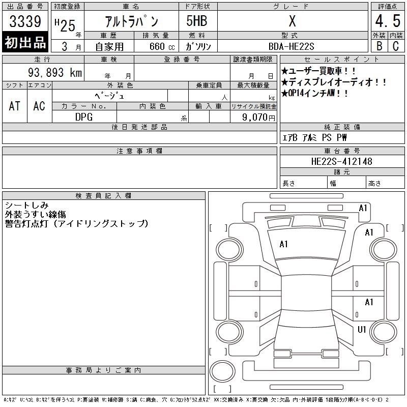SUZUKI ALTO LAPIN