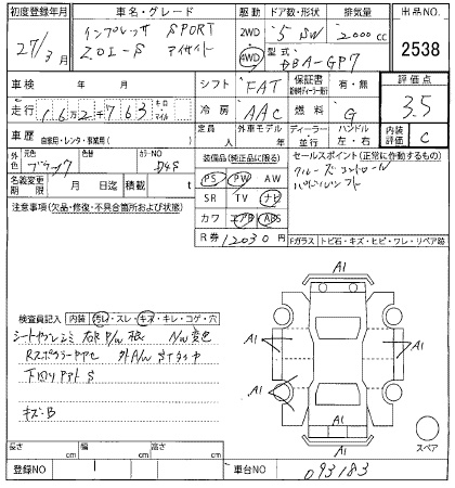 SUBARU XV