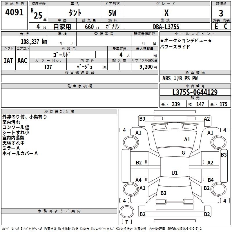 DAIHATSU TANTO
