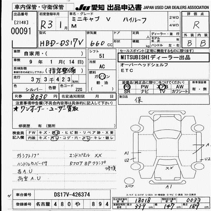 MITSUBISHI MINICAB