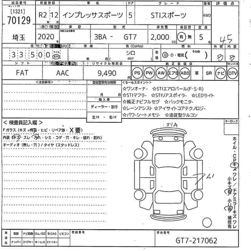 SUBARU XV