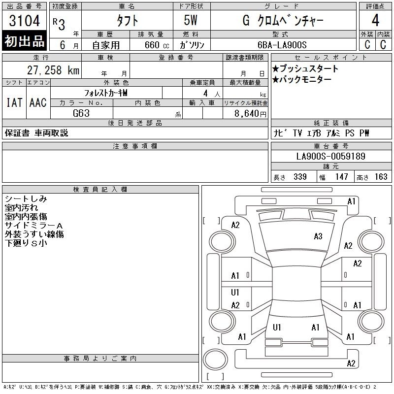 DAIHATSU TAFT