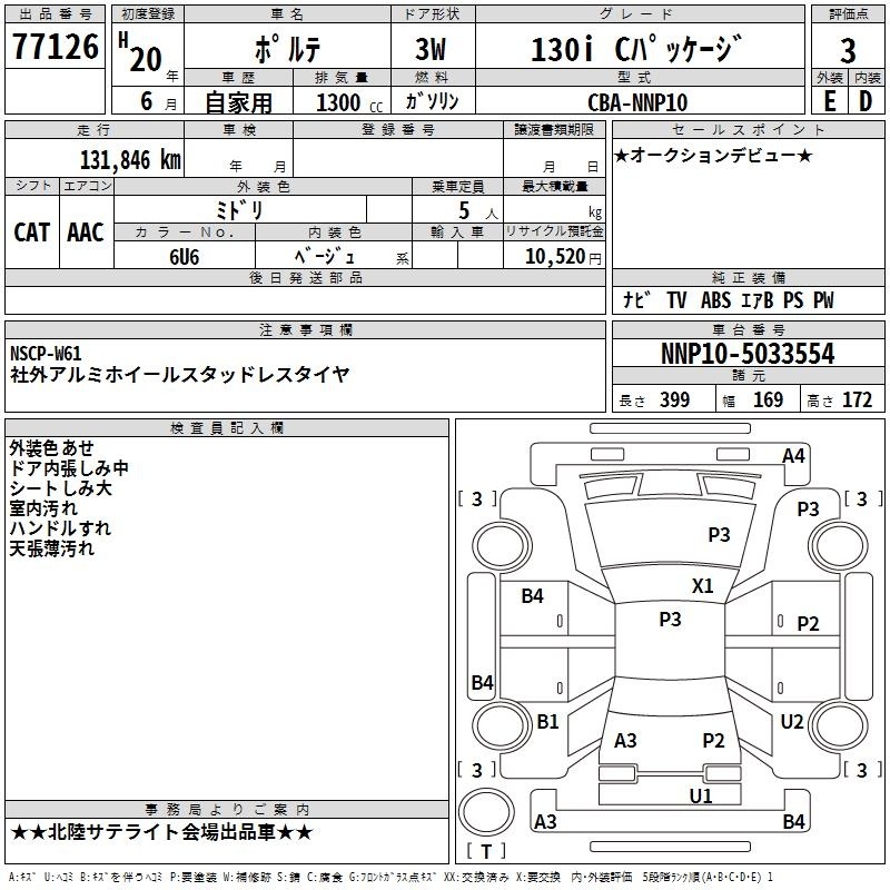 TOYOTA PORTE