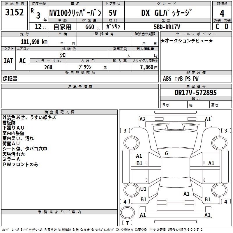 NISSAN NV100 CLIPPER