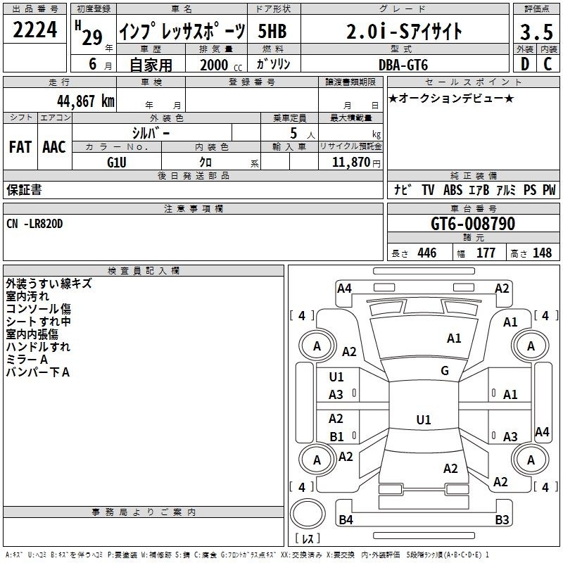 SUBARU IMPREZA