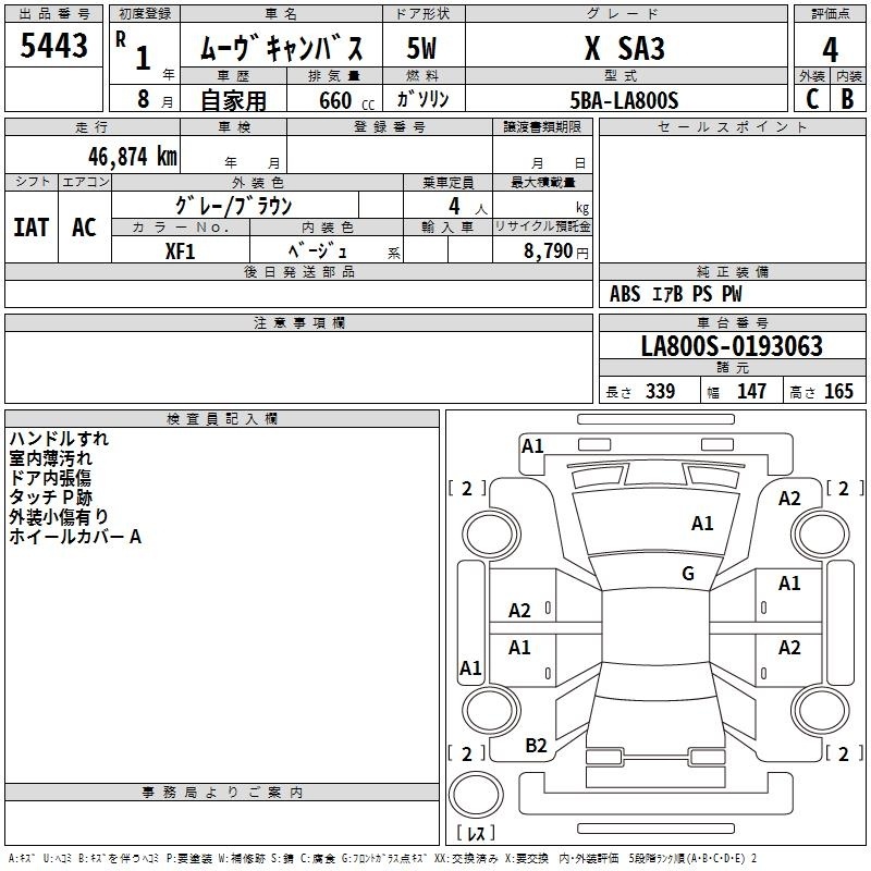 DAIHATSU MOVE CANBUS