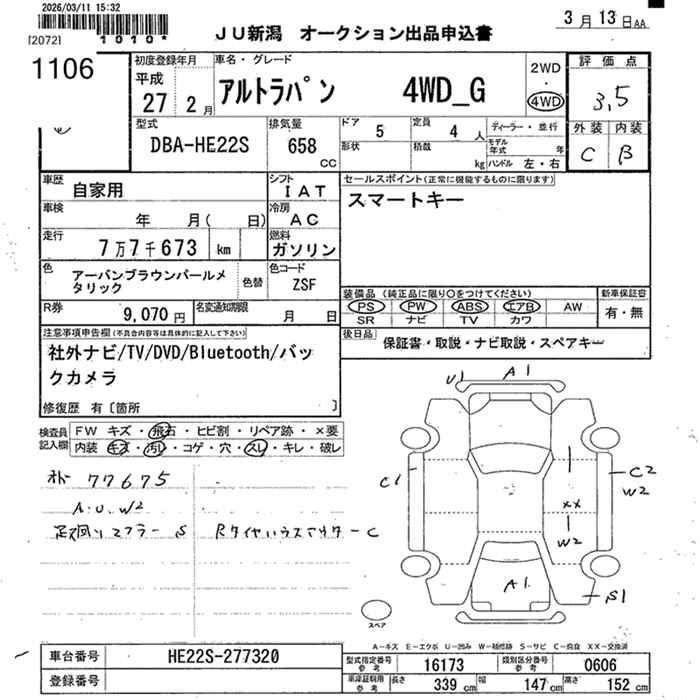 SUZUKI ALTO LAPIN