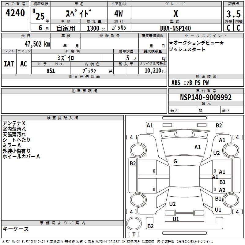 TOYOTA SPADE