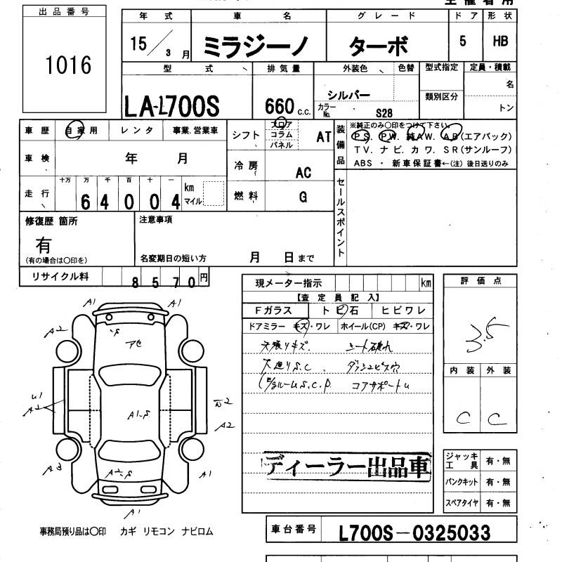 DAIHATSU MIRA GINO