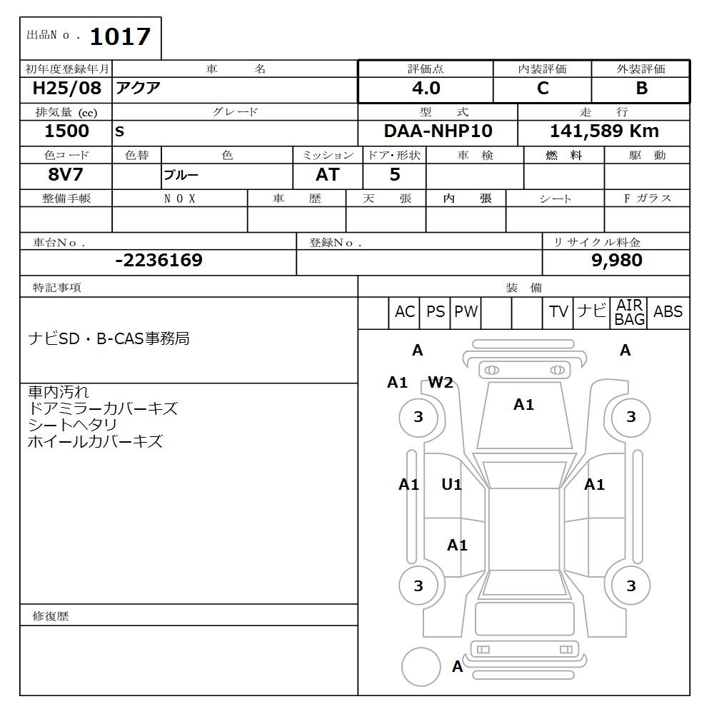 TOYOTA AQUA