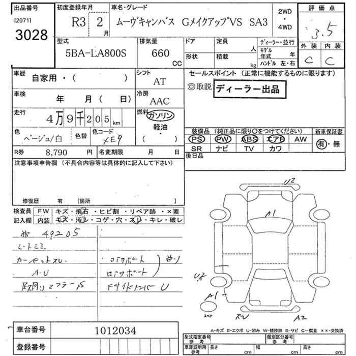 DAIHATSU MOVE CANBUS