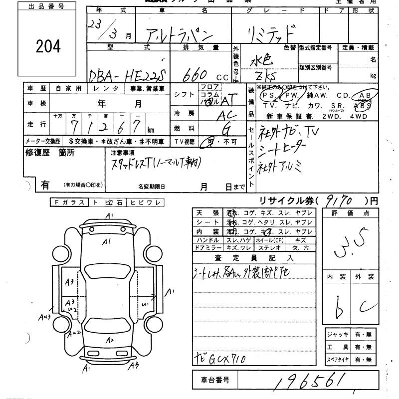 SUZUKI ALTO LAPIN