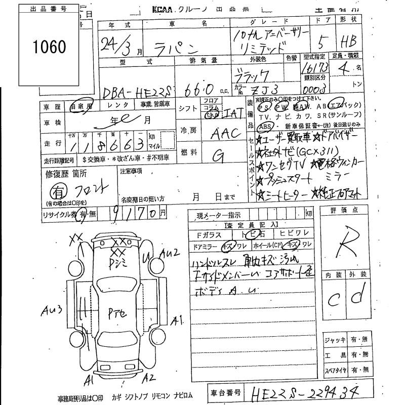 SUZUKI ALTO LAPIN