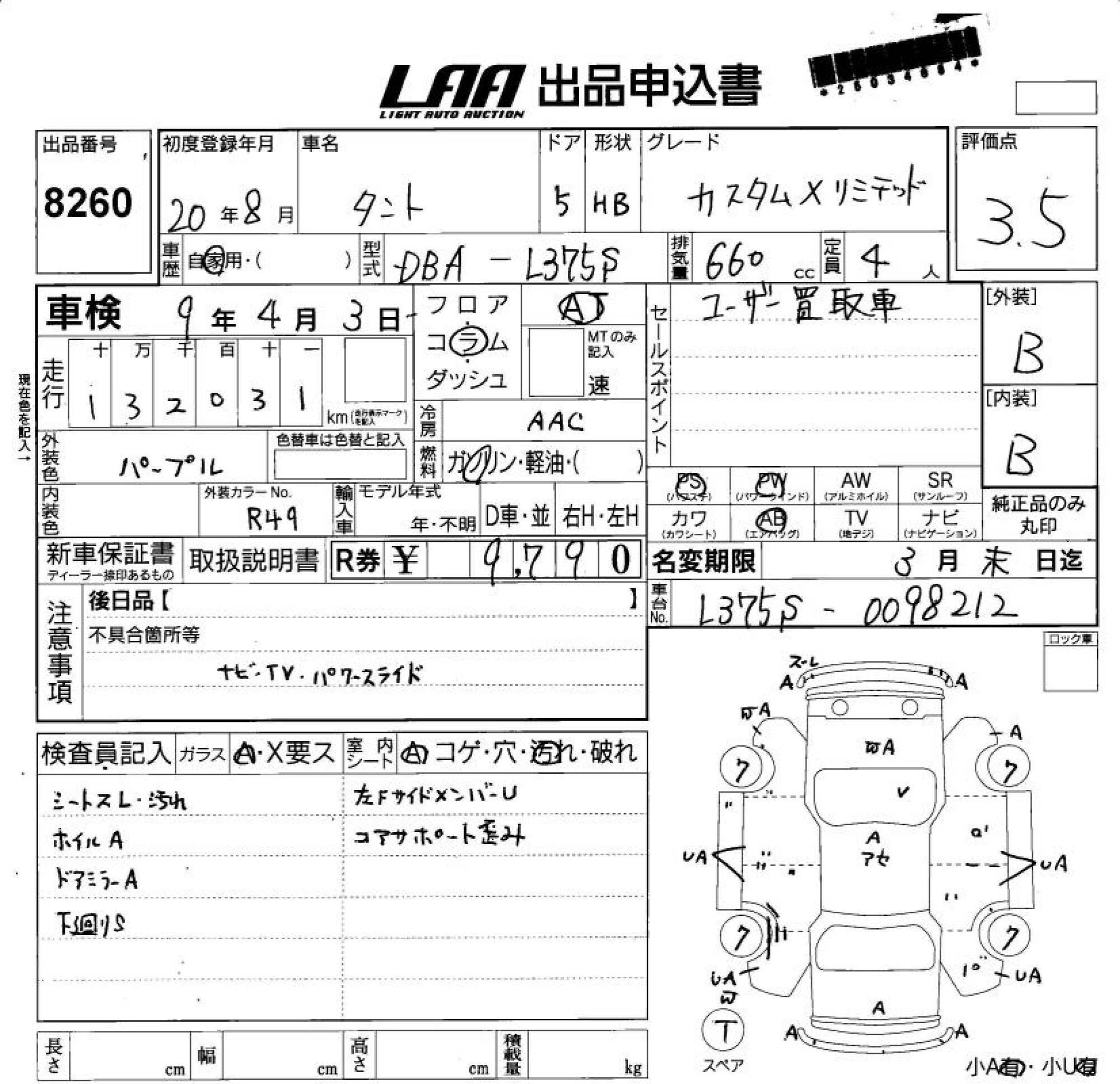 DAIHATSU TANTO