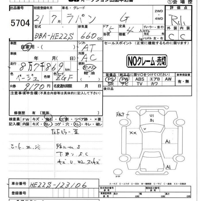 SUZUKI ALTO LAPIN