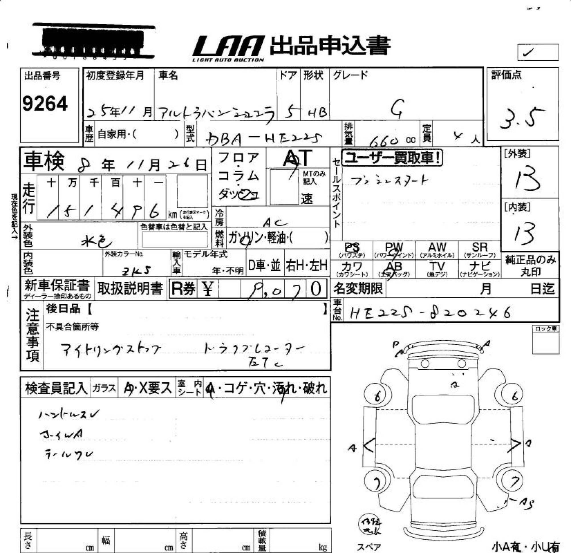 SUZUKI ALTO LAPIN