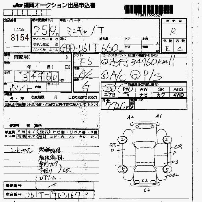MITSUBISHI MINICAB