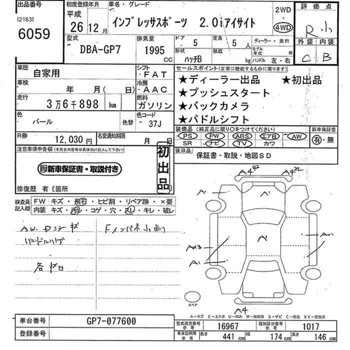 SUBARU XV