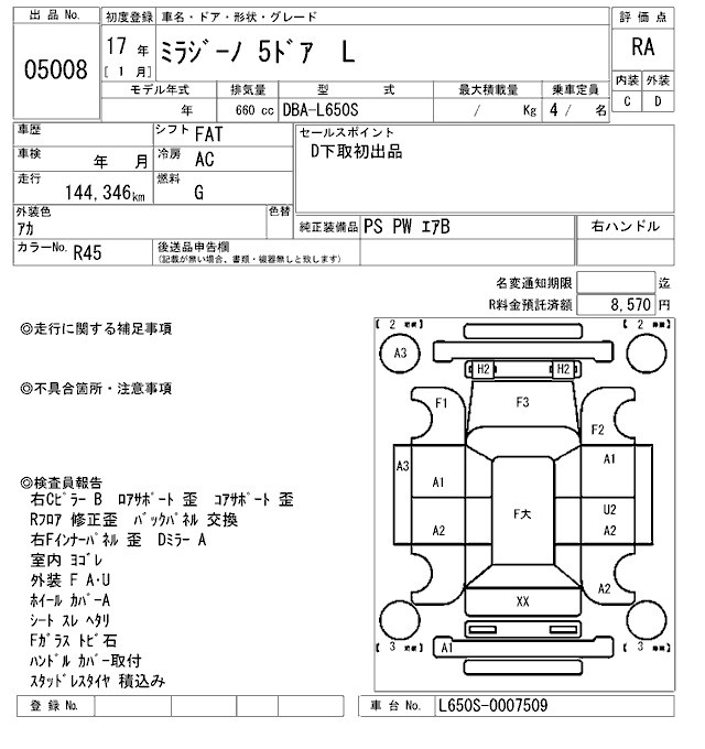 DAIHATSU MIRA GINO