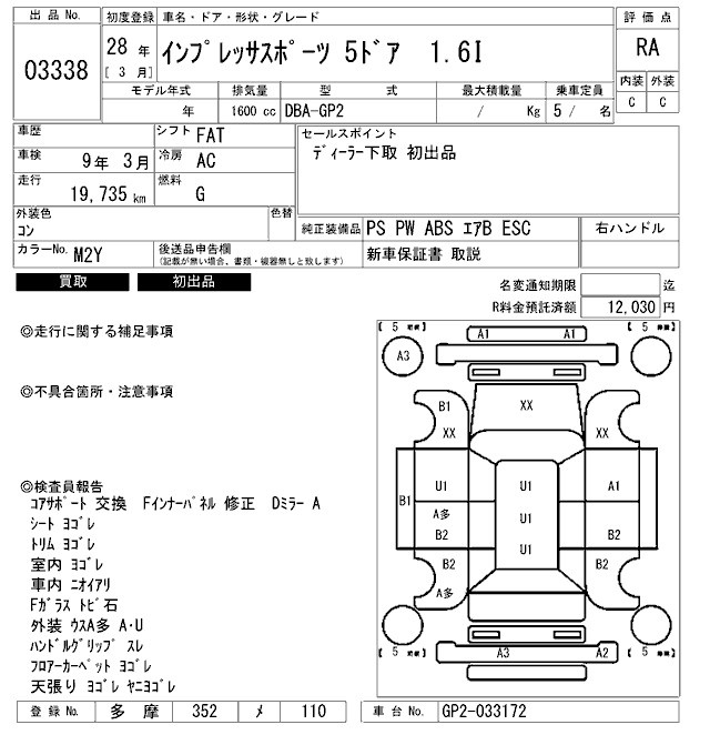 SUBARU IMPREZA