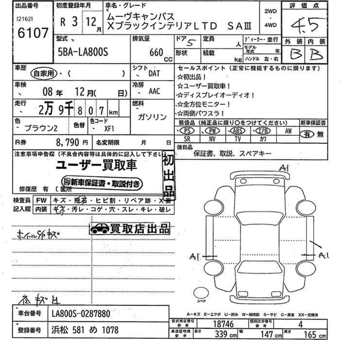 DAIHATSU MOVE CANBUS