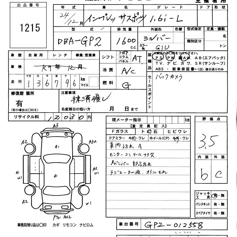 SUBARU IMPREZA