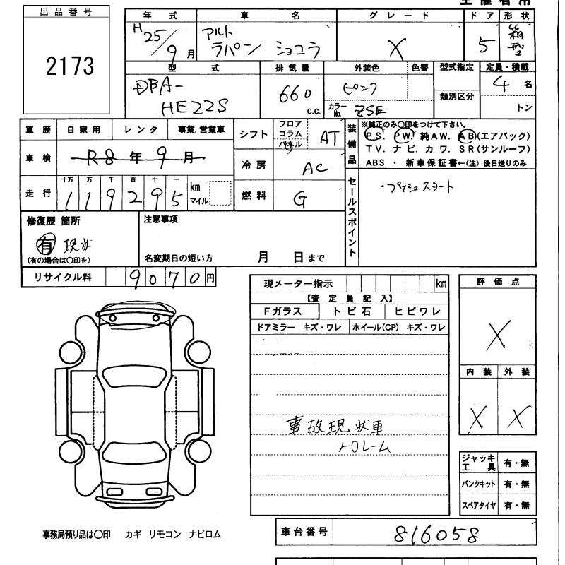 SUZUKI ALTO LAPIN