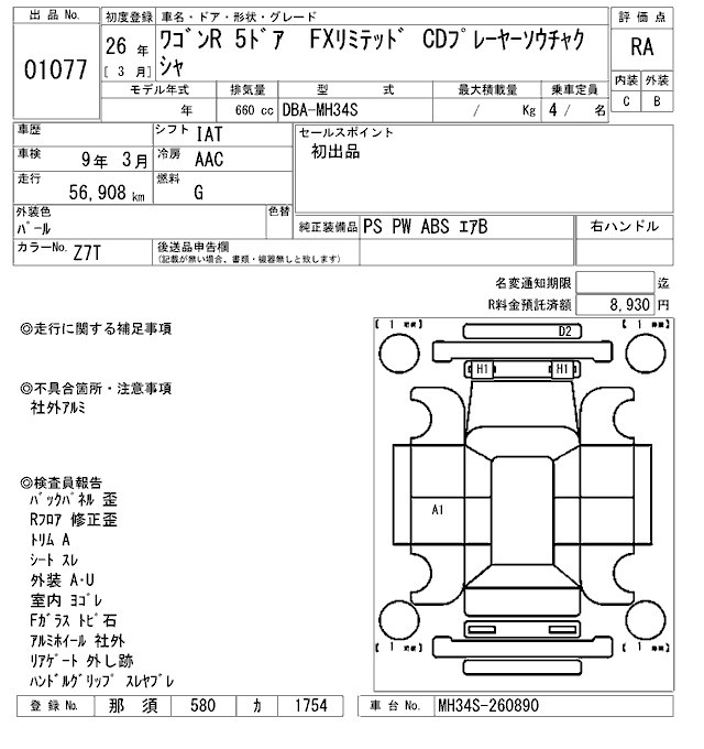 SUZUKI WAGON R