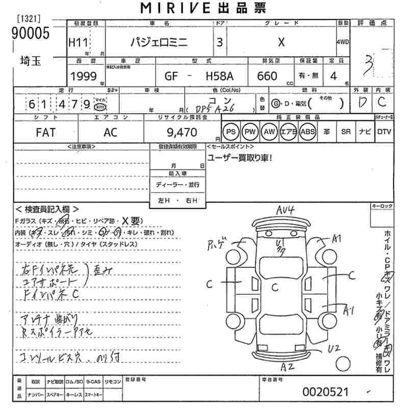 MITSUBISHI PAJERO MINI