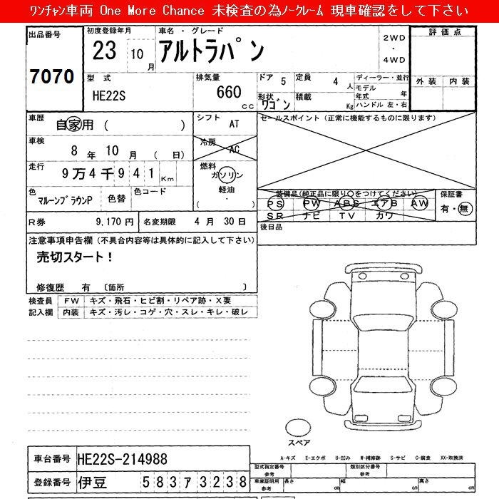 SUZUKI ALTO LAPIN