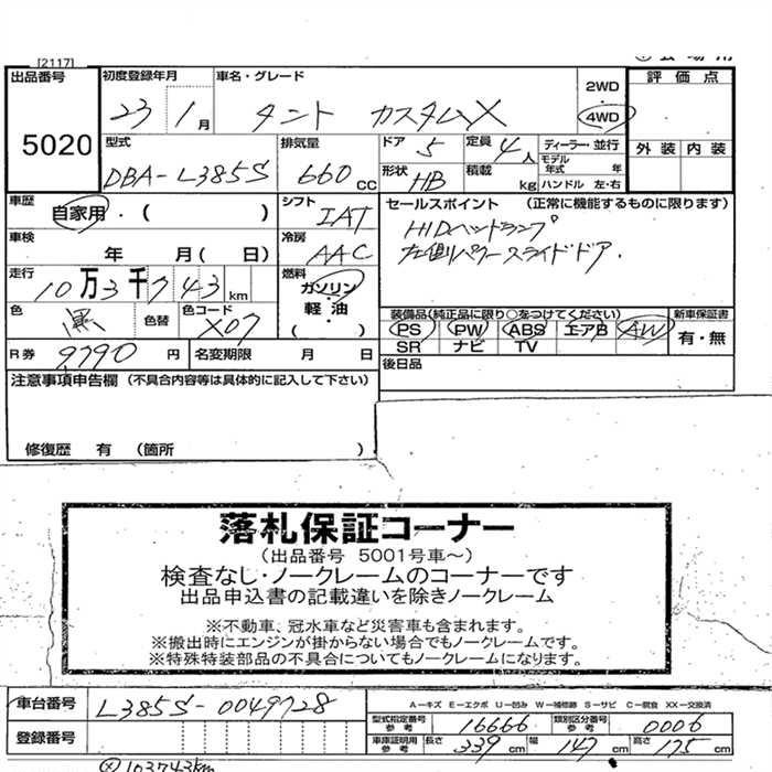 DAIHATSU TANTO