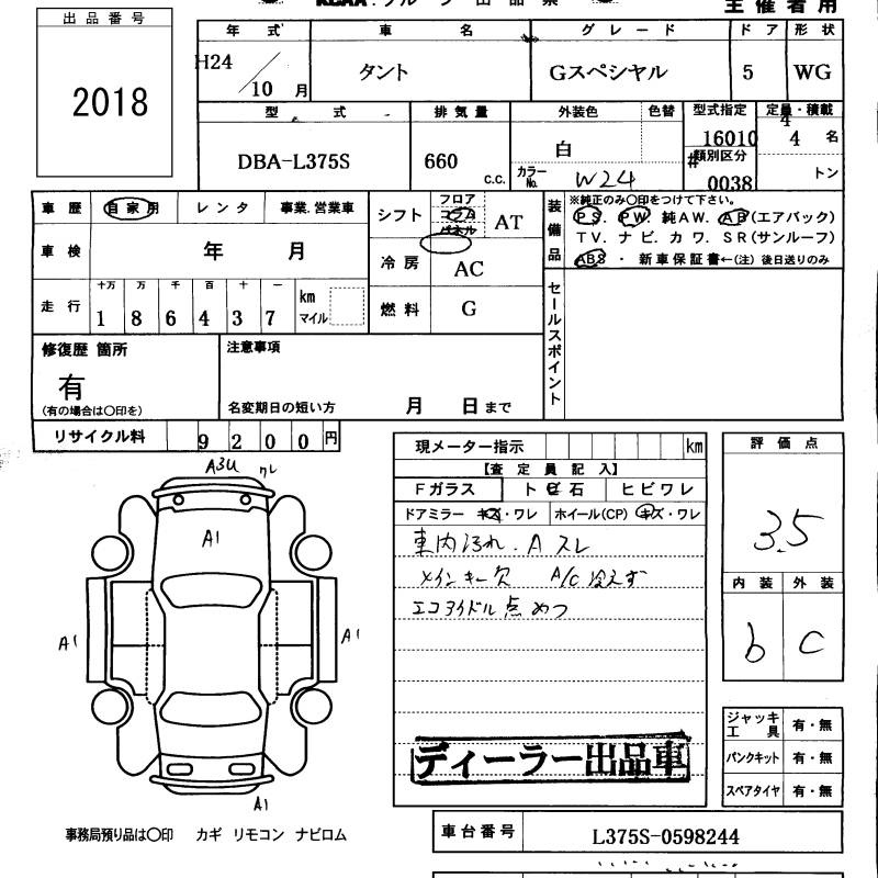DAIHATSU TANTO