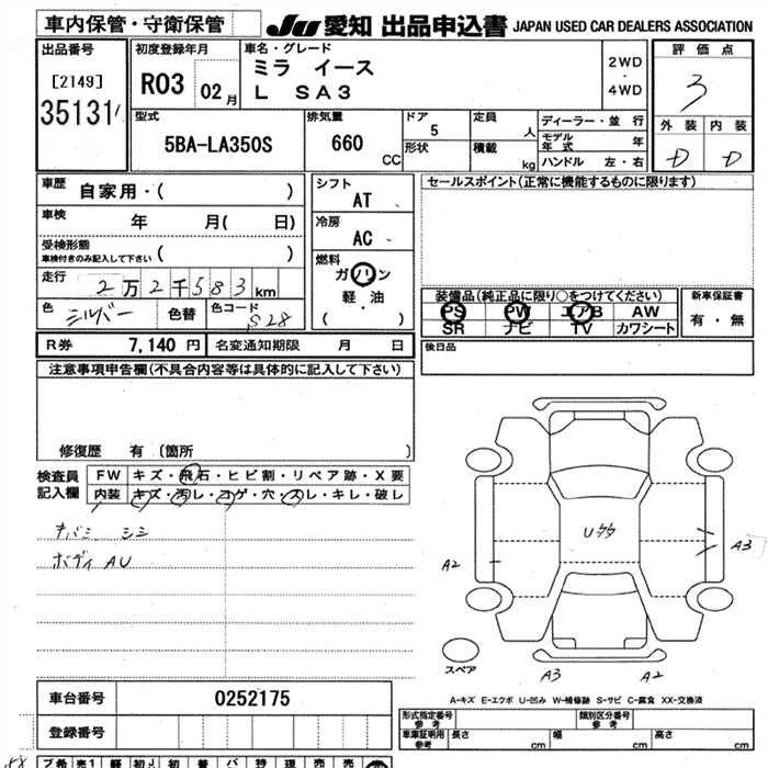 DAIHATSU MIRA E:S